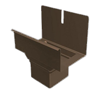 Gouttieres carrées en aluminium PREFA