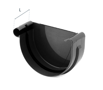 dimensions de l'extrémité de gouttière