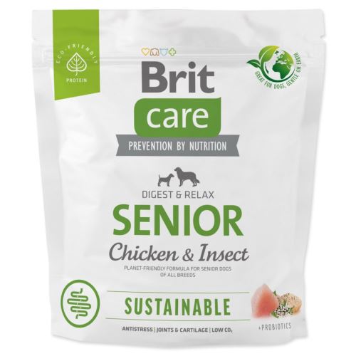 Brit Care Dog Sustainable Senior Huhn & Insekt 1kg