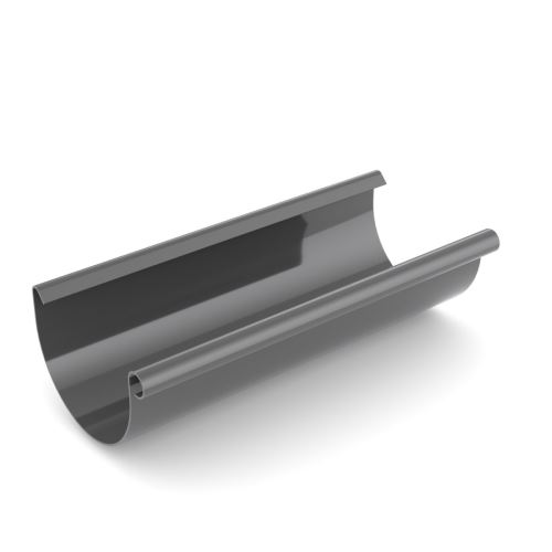 BRYZA Gouttière, gouttière en plastique Ø 75 mm, longueur 3M, Anthracite RAL 7021