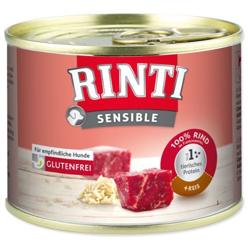 RINTI Sensible Rindfleisch + Reis in der Dose 185 g