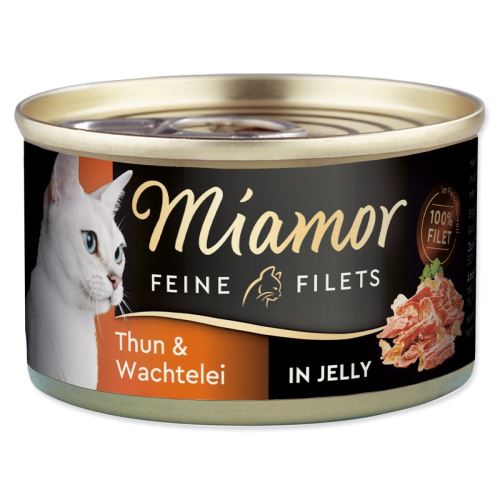 Dose MIAMOR Feine Filets Thunfisch + Wachteleier in Gelee 100 g