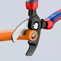 KNIPEX Ciseaux à câbles double tranchant, 200mm 9512200