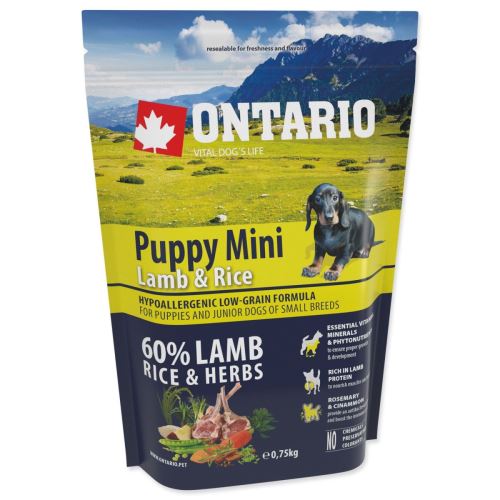 Puppy Mini Lamm & Reis 0,75 kg