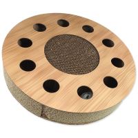 Griffoir Magic Cat Interactive rond 1 en carton 33x33x6cm Griffoir Magic Cat Interactive rond 1 en carton 33x33x6cm