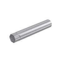 BRYZA Gouttière en acier galvanisé Ø 100 mm, longueur 3M, Zinc naturel
