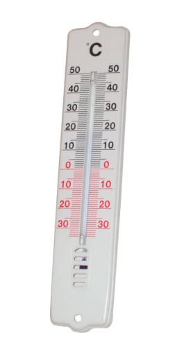 Außenthermometer 21 cm Kunststoff, weiß