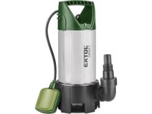 EXTOL PREMIUM pompe submersible en acier inoxydable pour eaux usées, 1100W, 15 000l/h 414162