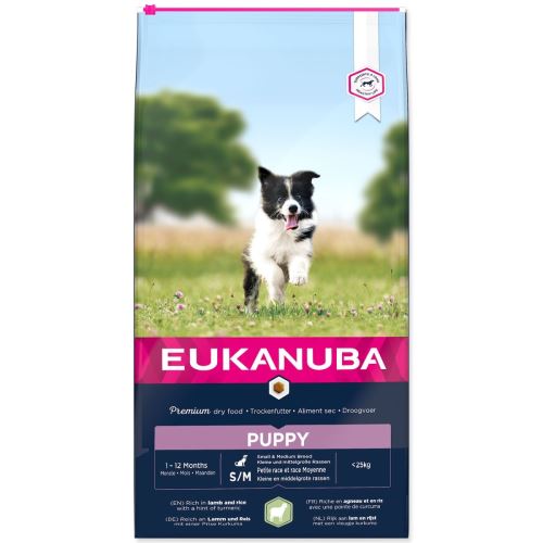 EUKANUBA Puppy Kleine & Mittlere Rassen Lamm 12 kg