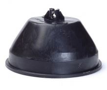 Support béton/PVC avec attache, diamètre 130mm (fil 6-8mm)