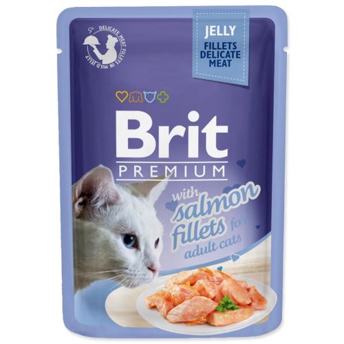 BRIT Premium Cat Delicate Filets in Gelee mit Lachs 85 g