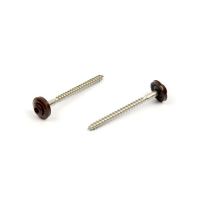 Vis à tôle + EPDM, RAL 8017 4,5 x 45 A2 / paquet de 200 pcs