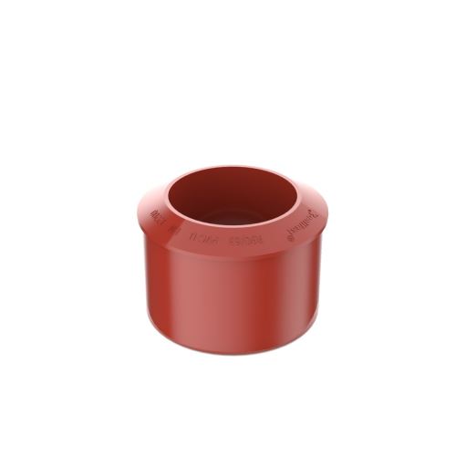 BRYZA Réducteur de descente en plastique Ø 90/63 mm, Rouge RAL 3011