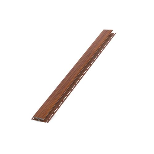 BRYZA profil en plastique "H", longueur 3M, Noyer