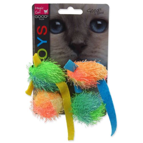 Spielzeug MAGIC CAT Maus und Ball mit Katzenminze 5 cm 4 Stück