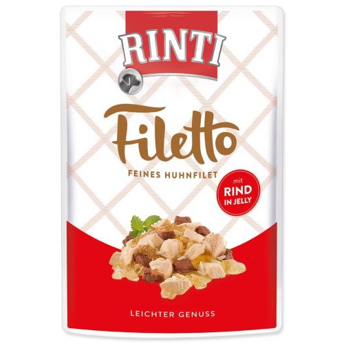 Kapsel RINTI Filetto Huhn + Rindfleisch in Gelee 100 g