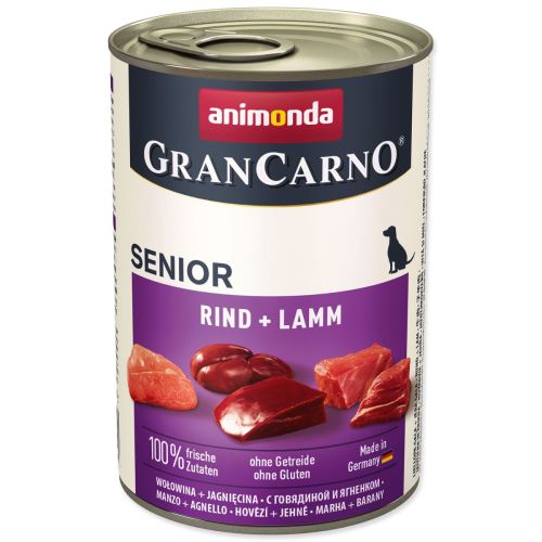 Gran Carno Senior Rind- und Lammfleisch in Dosen 400 g