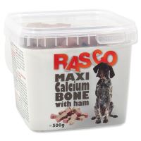 Friandise Rasco os calcaire au jambon 6cm 500g