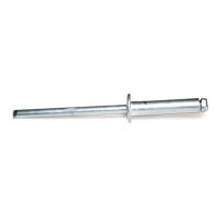 Rivet DIN 7337 Al/st 4,8 x 8 ZB Cr3+ à rupture, tête plate / paquet de 500 pcs