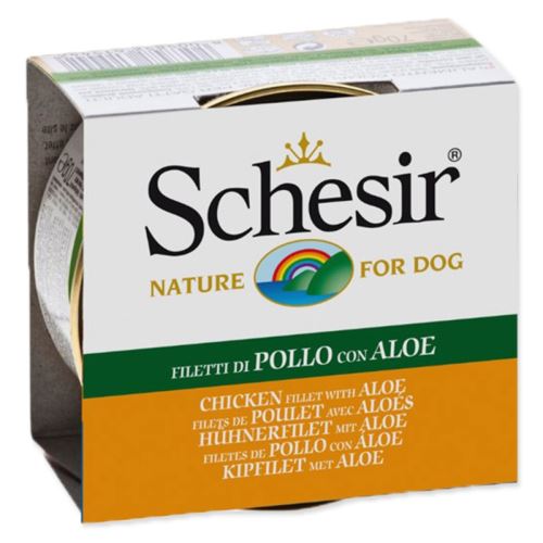 Dose SCHESIR Hund Huhn + Aloe in Gelee 150 g