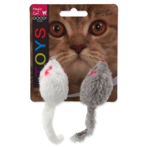 Spielzeug MAGIC CAT Rasselmäuse mit Katzenminze 11 cm 2 Stück