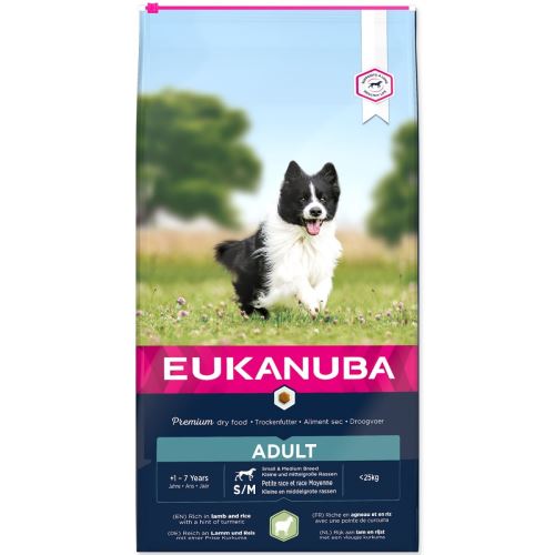 EUKANUBA Adult Lamm für kleine und mittlere Rassen 12 kg