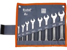 EXTOL PREMIUM clés plates, set de 8pcs, 6-22mm