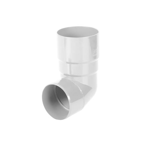 BRYZA Coude de descente 89° plastique Ø 90 mm, Blanc RAL 9010