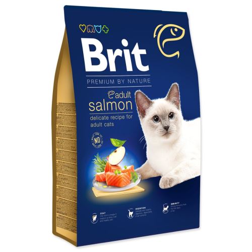 BRIT Premium by Nature Katze Adult Lachs 8 kg