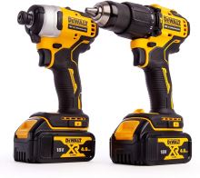 DeWALT Perceuse combinée + visseuse à choc Twinpack DCK2062M2T