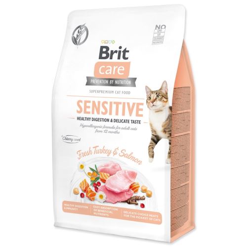 BRIT Care Cat Grain-Free Sensitive Gesunde Verdauung & Zarter Geschmack 0,4 kg