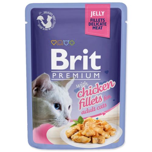 BRIT Premium Cat Delicate Filets in Gelee mit Huhn 85 g