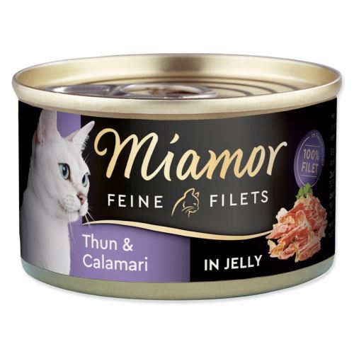 Dose MIAMOR Feine Filets Thunfisch + Calamari in Gelee 100 g
