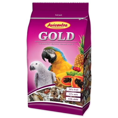 Avicentra Gold Großer Papagei 850g