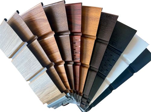 Grand nuancier de couleurs pour sous-face de toit PVC BRYZA
