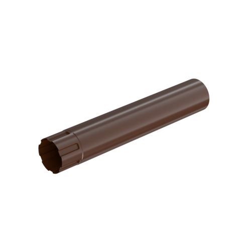 BRYZA Descente galvanisée Ø 90 mm, longueur 4M, Brun RAL 8017