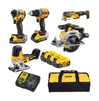 Dewalt 18V Set combo 6 pièces dans sac 3x5,0 Ah DCK502P3