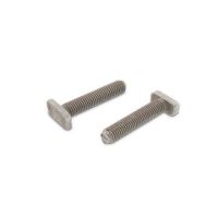 Vis T M10 x 25 type 28/15 inox A2 pour rainure en T de profilés porteurs / paquet de 100 pcs