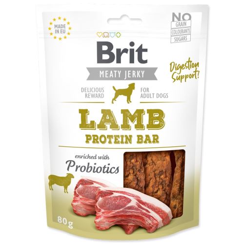 Snack BRIT Jerky Lamm-Protein-Riegel 80 g