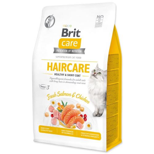 BRIT Care Cat getreidefreie Haarpflege Gesundes & glänzendes Fell 0,4 kg
