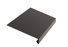 Gouttière RŠ 250, aluminium PREFA coloré des deux côtés, Brun foncé RAL 7013