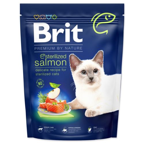 BRIT Premium by Nature Katze Sterilisierter Lachs 300 g