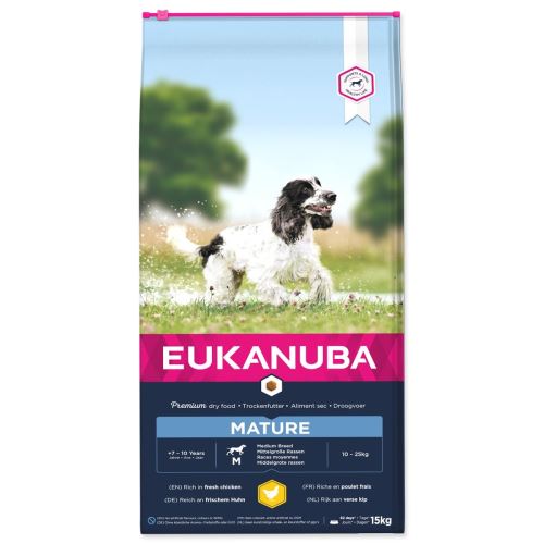 EUKANUBA Ältere mittelgroße Rasse 15 kg