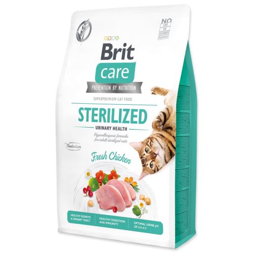 BRIT Care Cat Getreidefrei Sterilisiert Harngesundheit 2 kg