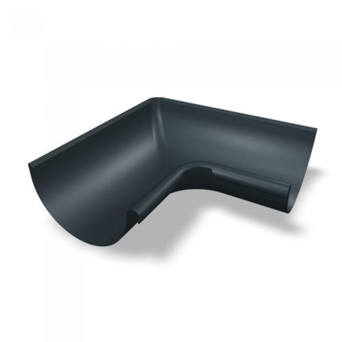 PREFA angle intérieur de gouttière 90° aluminium Ø 125 mm, Anthracite P10 RAL 7016