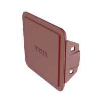 BRYZA Couvercle en plastique à clipser pour élément nettoyant, Rouge RAL 3011