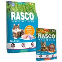 Aliment Rasco Premium Indoor dinde 2kg + 5 pochettes GRATUITES