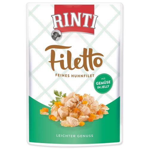 Kapsel RINTI Filetto Huhn + Gemüse in Gelee 100 g