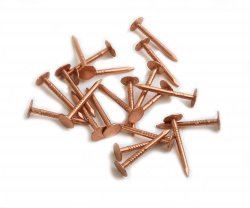 Clous en carton CU 2,8 x 20 mm - cuivre - paquet de 1 kg