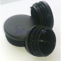 Bouchon de tube rond 16mm, noir / paquet de 20 pcs Bouchon de tube rond 16mm, noir / paquet de 20 pcs